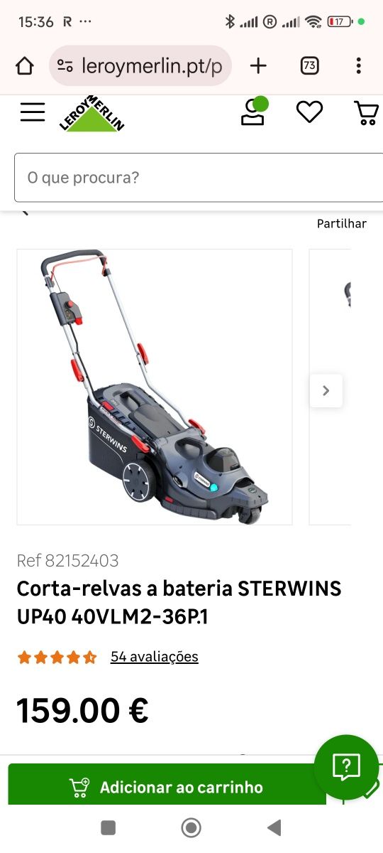 Corta relva Sterwings