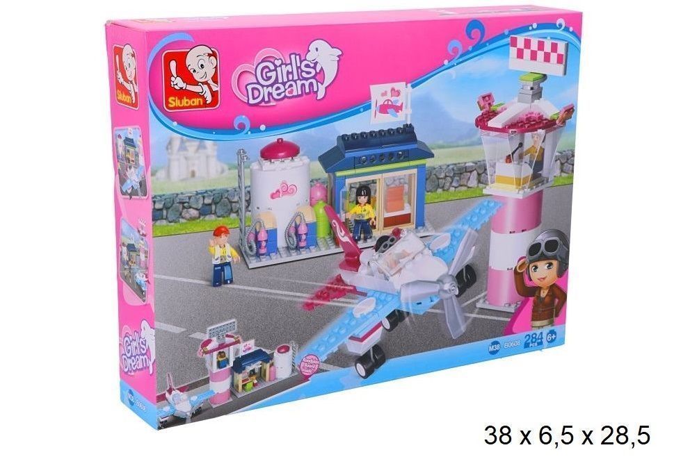 KLOCKI sluban lotnisko samolot girls dream friends 284e KOMP. Z LEGO