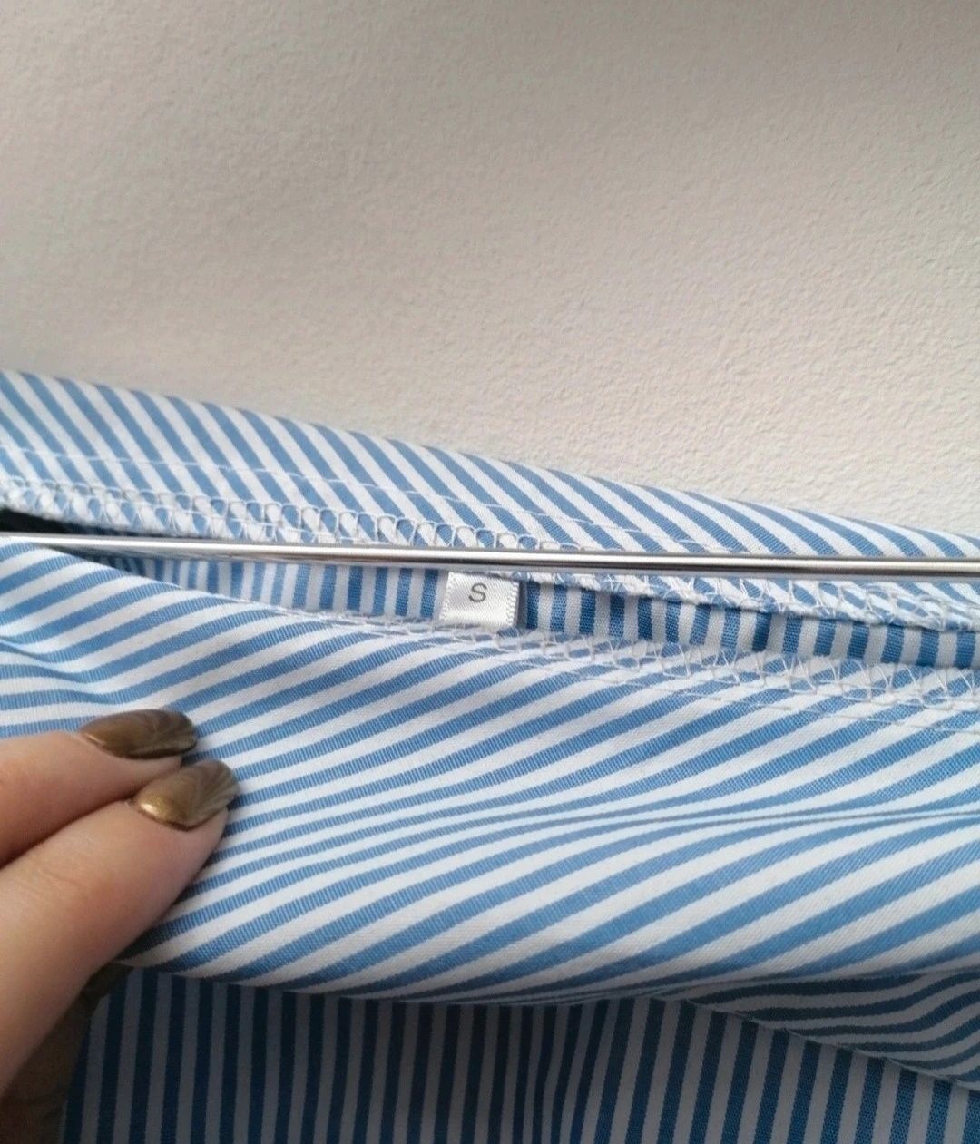 Vestido Camiseiro às riscas