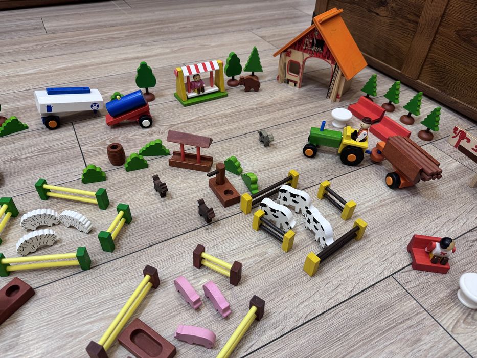 Деревяний конструктор Woody Farm