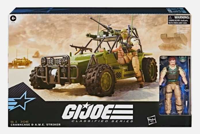 GIJOE Classified #171 Crankcase & A.W.E. Striker ( Novo selado)