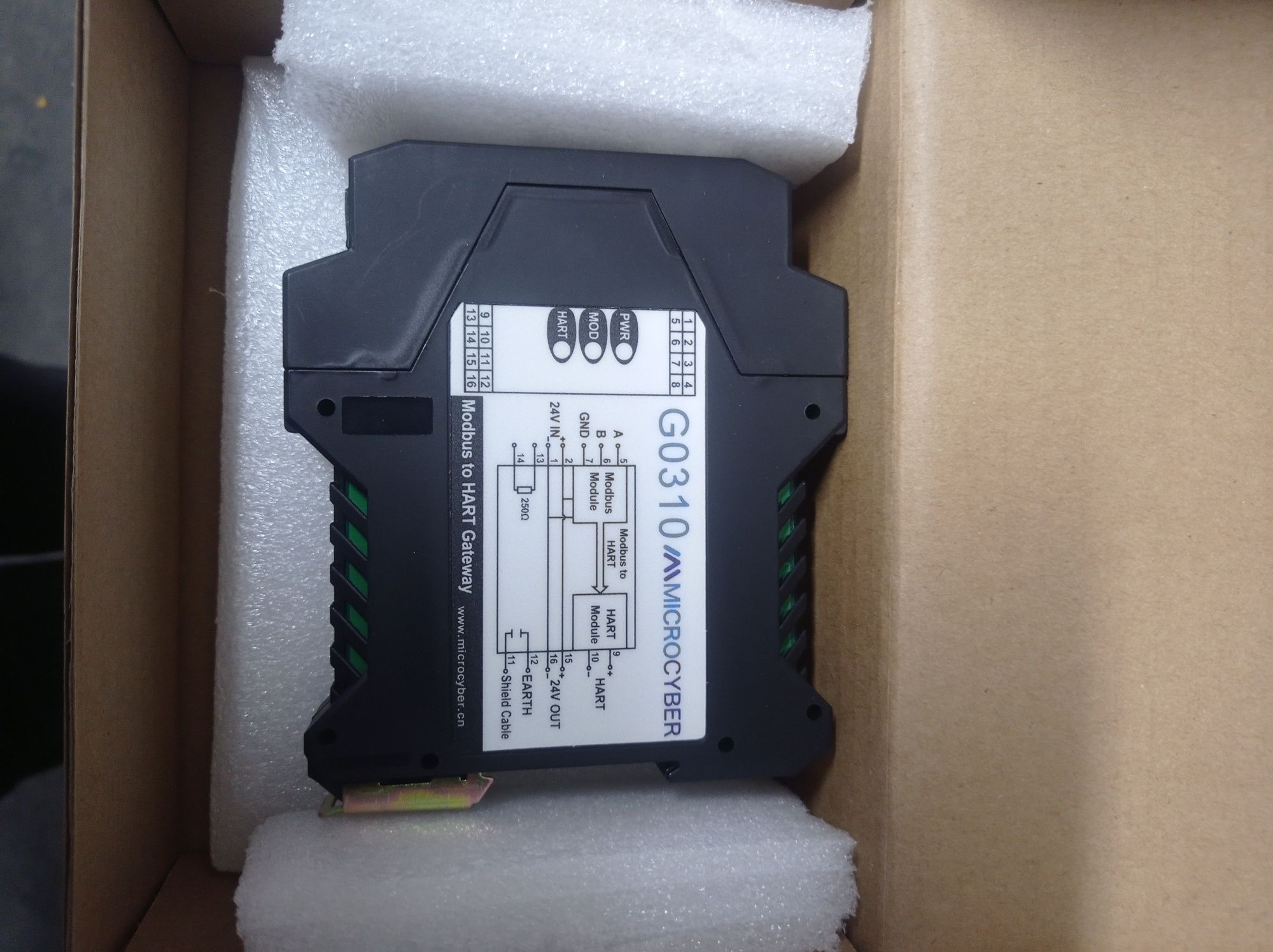 Перетворювач Mycrocyber G0310 Modbus в HART
