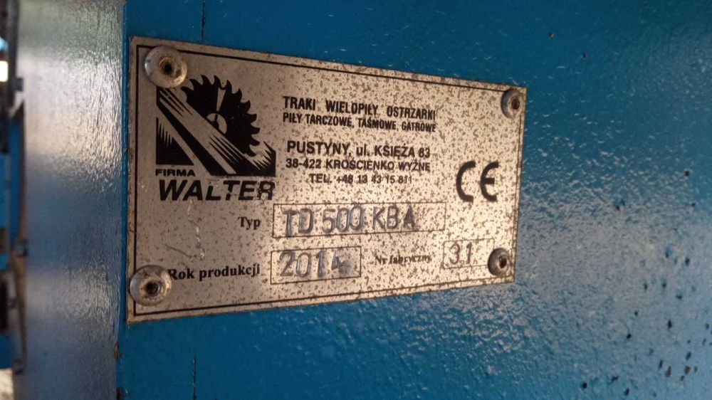 Trak tarczowy Walter TD 500 KBA