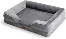Bedsure Orthopaedic Dog Bed, Ergonomiczna sofa dla psa 71 x 58 cm