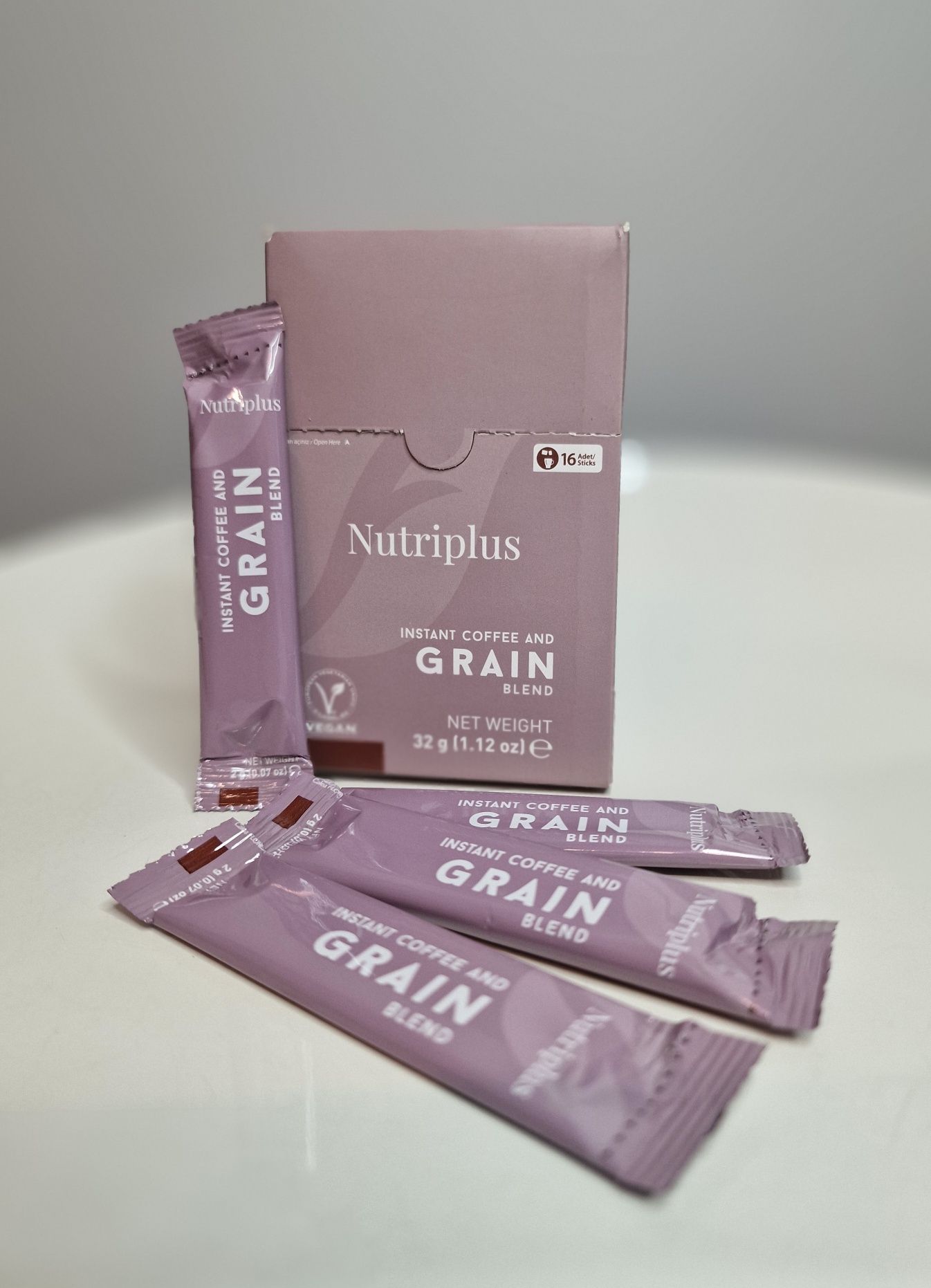 Turecka Kawa Zbożowa Instant Nutriplus NutriCoffee Wit: E+B1