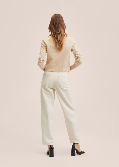 Бежеві джинси mom, Mango