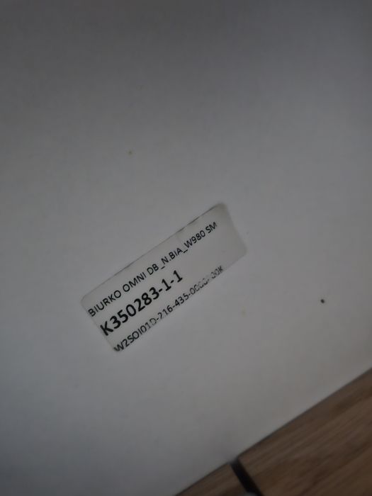 Biurko Omni Paged szuflady półki