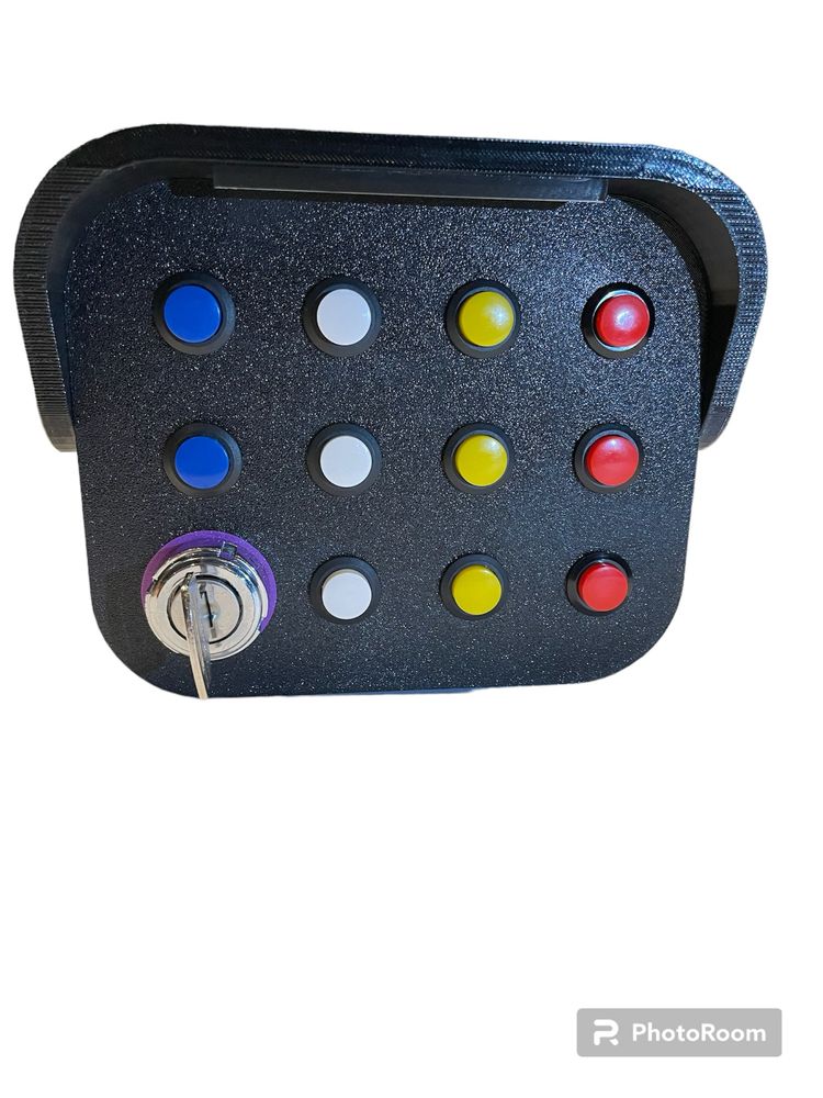 Button box stacyjka ETS ATS simracing PC farming led