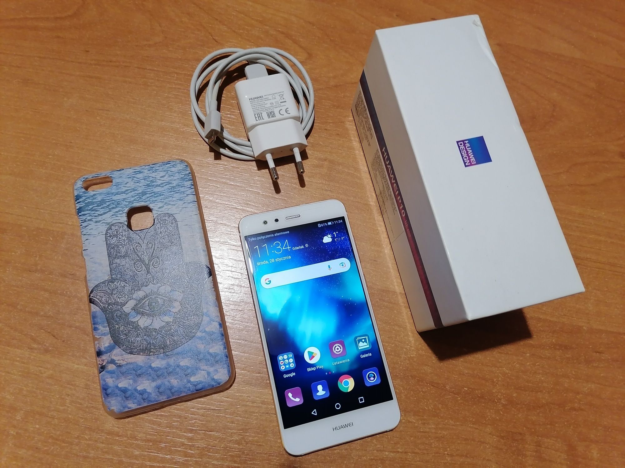 Huawei P10 lite (biały) z Pam. 32GB/3GB + Etui GRATIS