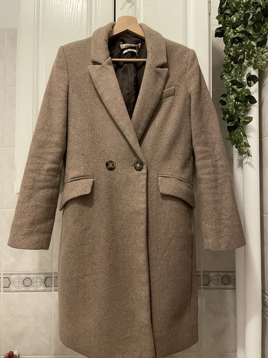 Płaszcz damski o kroju męskim Mango XS