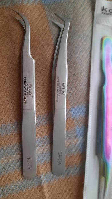 Пінцети для нарощення вій Kodi, vetus
