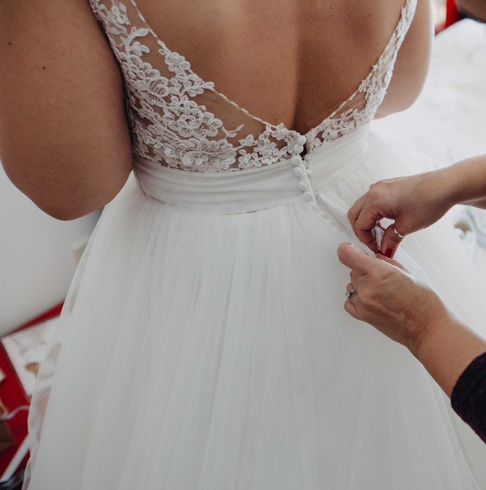 Vestido noiva Rosa Clara