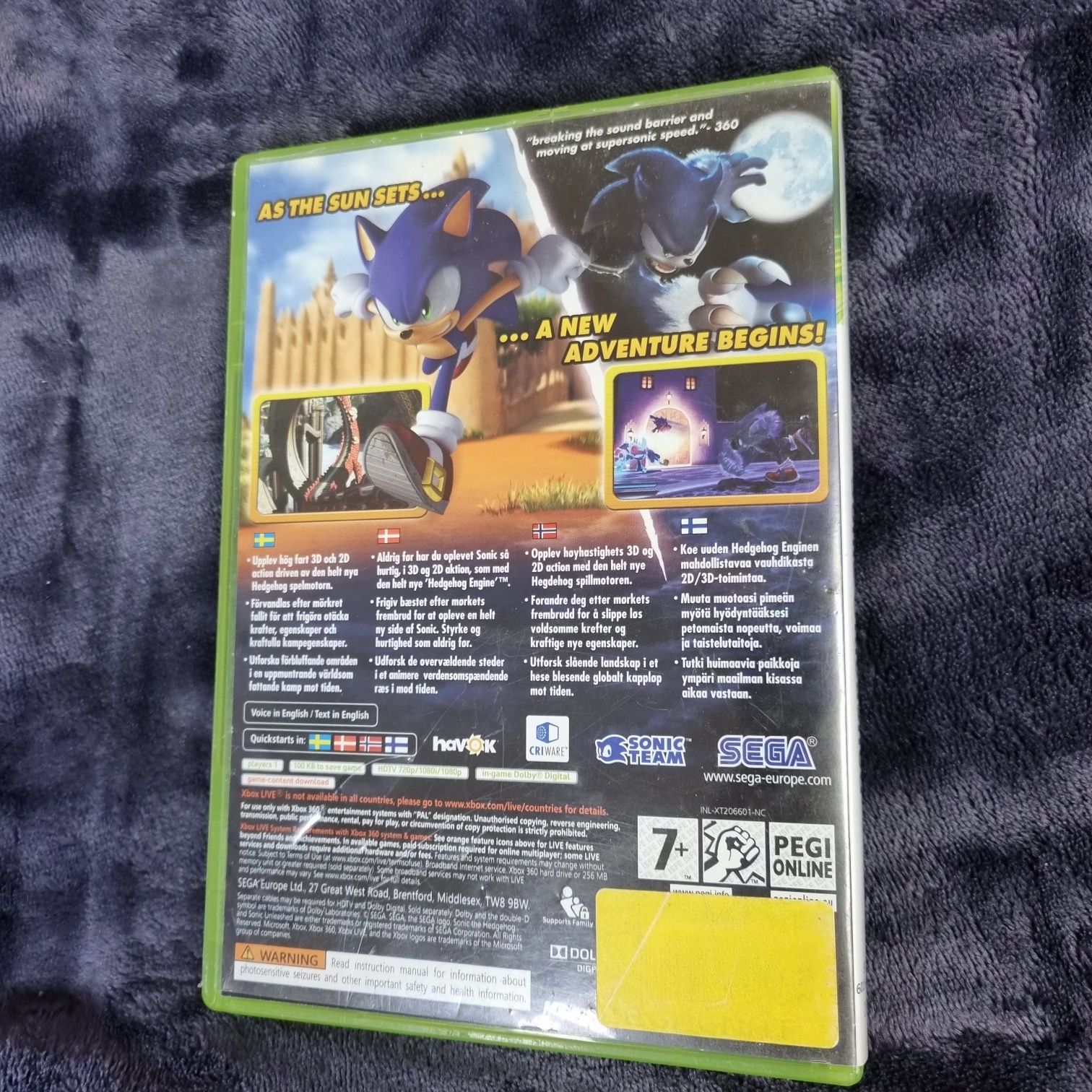 Sonic Unleashed Xbox 360