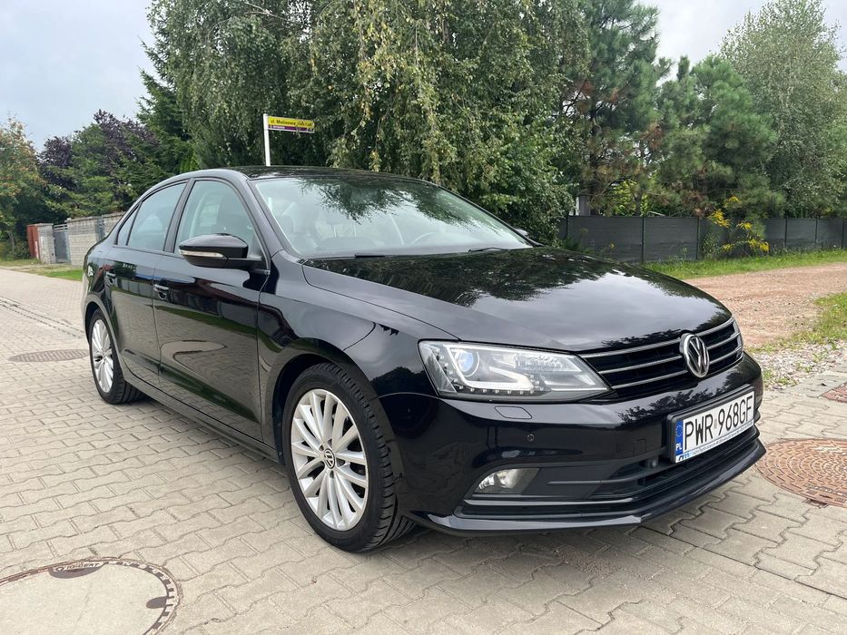 Volkswagen Jetta Krajowy, 1Wł 2.0 110KM Diesel 2015r Comfortline Led Nawi Klimatronik