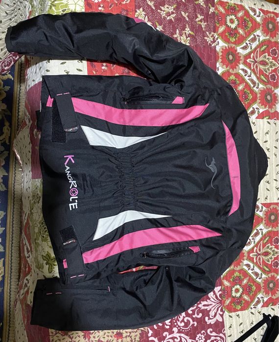 Casaco motard mulher kangroute L