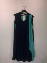 Vestido curto azul