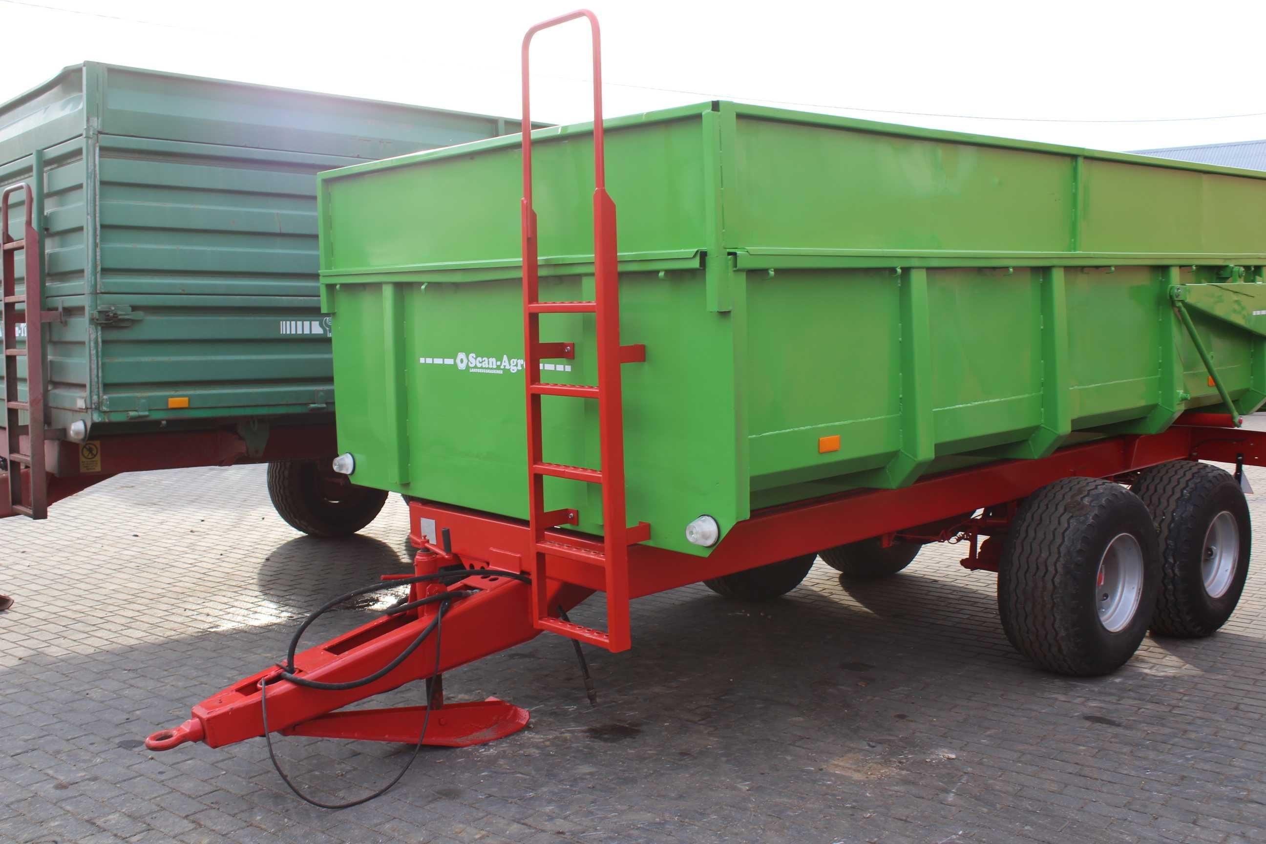 Import Dania tandem skorupowa. 10 ton Scan -Agro .kredyt.transport