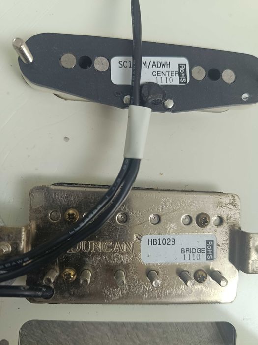 Loaded Pickguard Seymour Duncan Designed HSS para Squier/fender