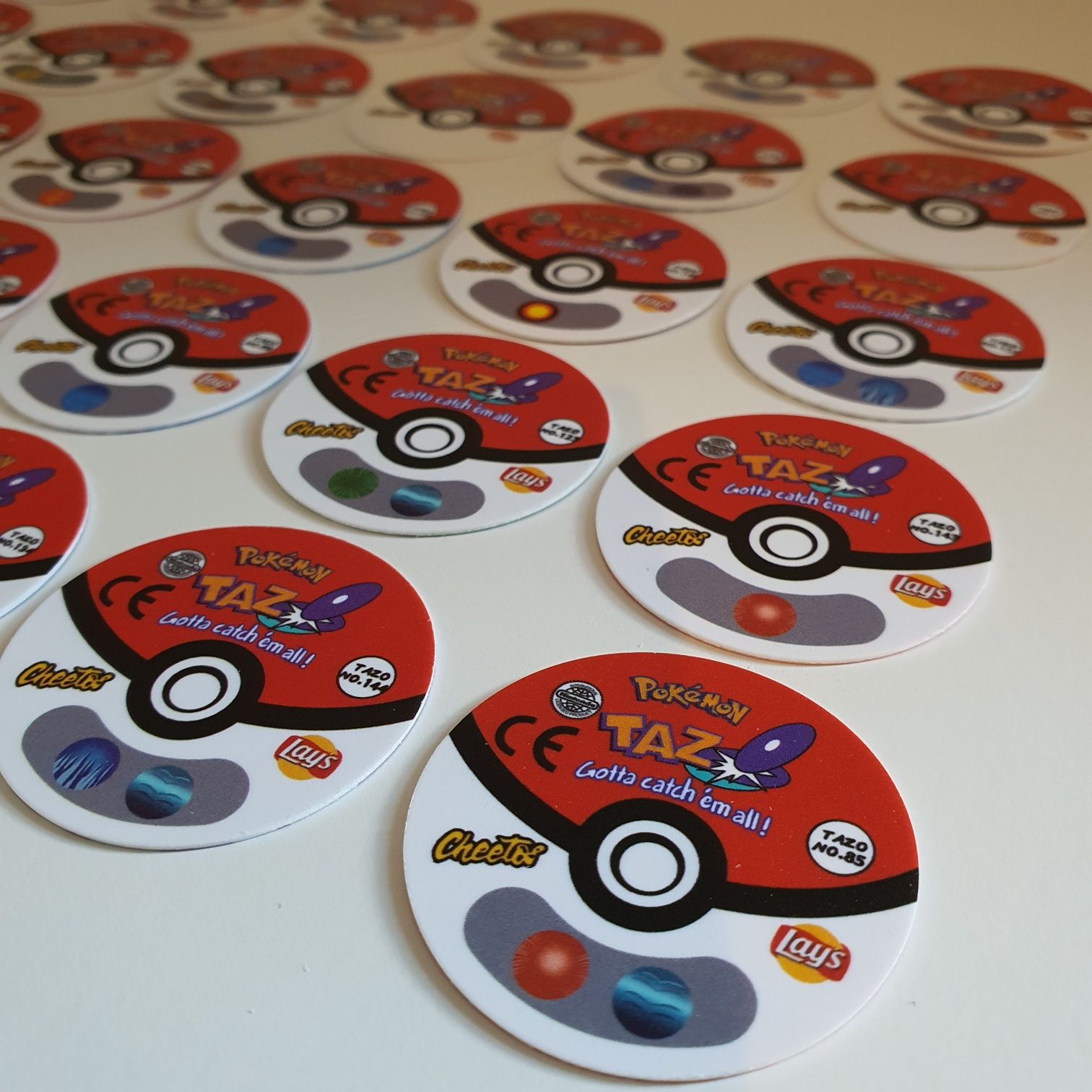 Conjunto 30 Tazos Pokémon 1ª Geração