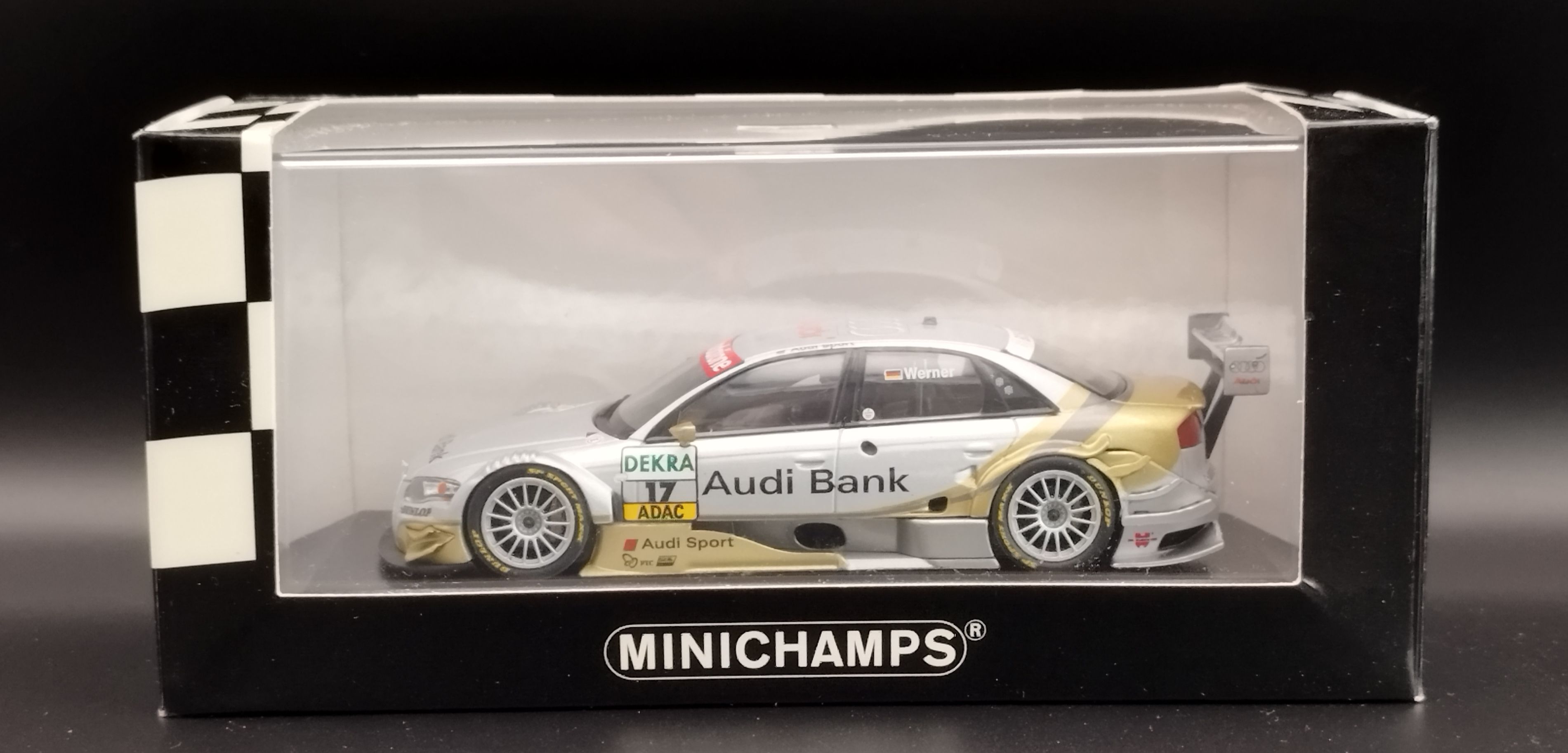 1:43 Minichamps AUDI A4 DTM 2007 M.Werner limit 1/1008 sztuk model