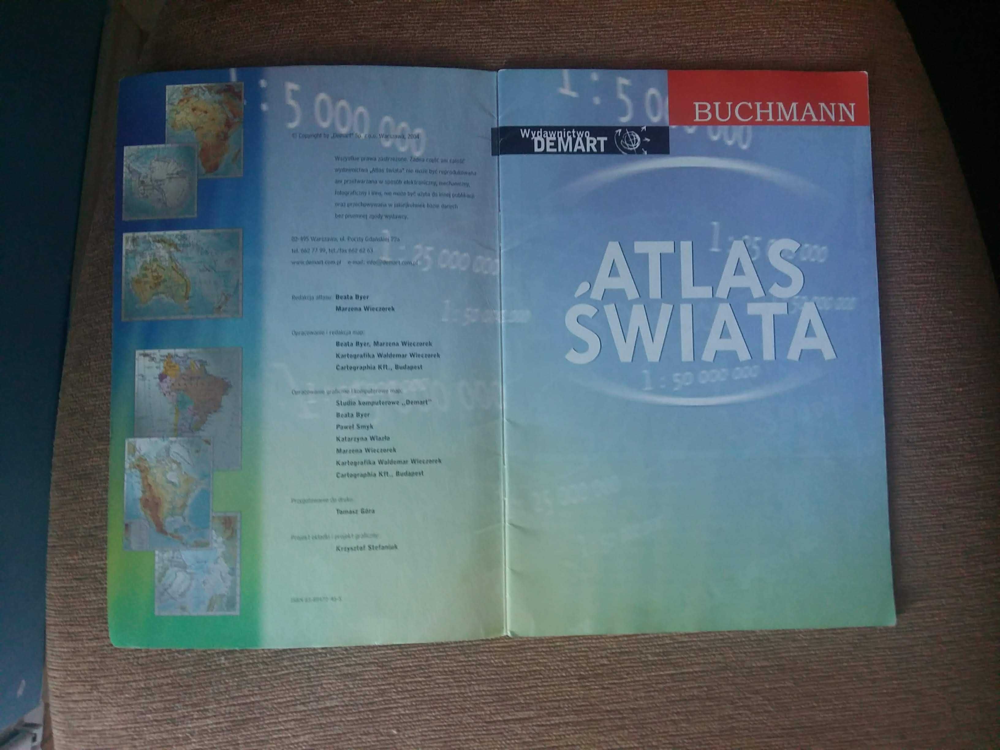 Atlas świata, Wydawnictwo DEMART