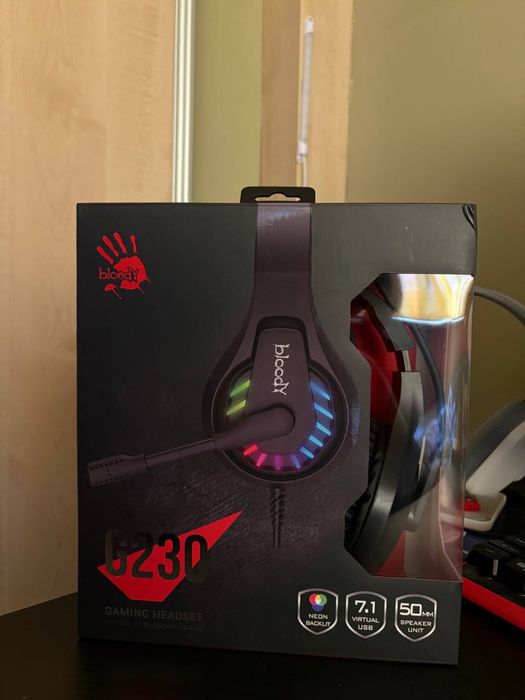 Słuchawki przewodowe z mikrofonem A4tech Bloody G230