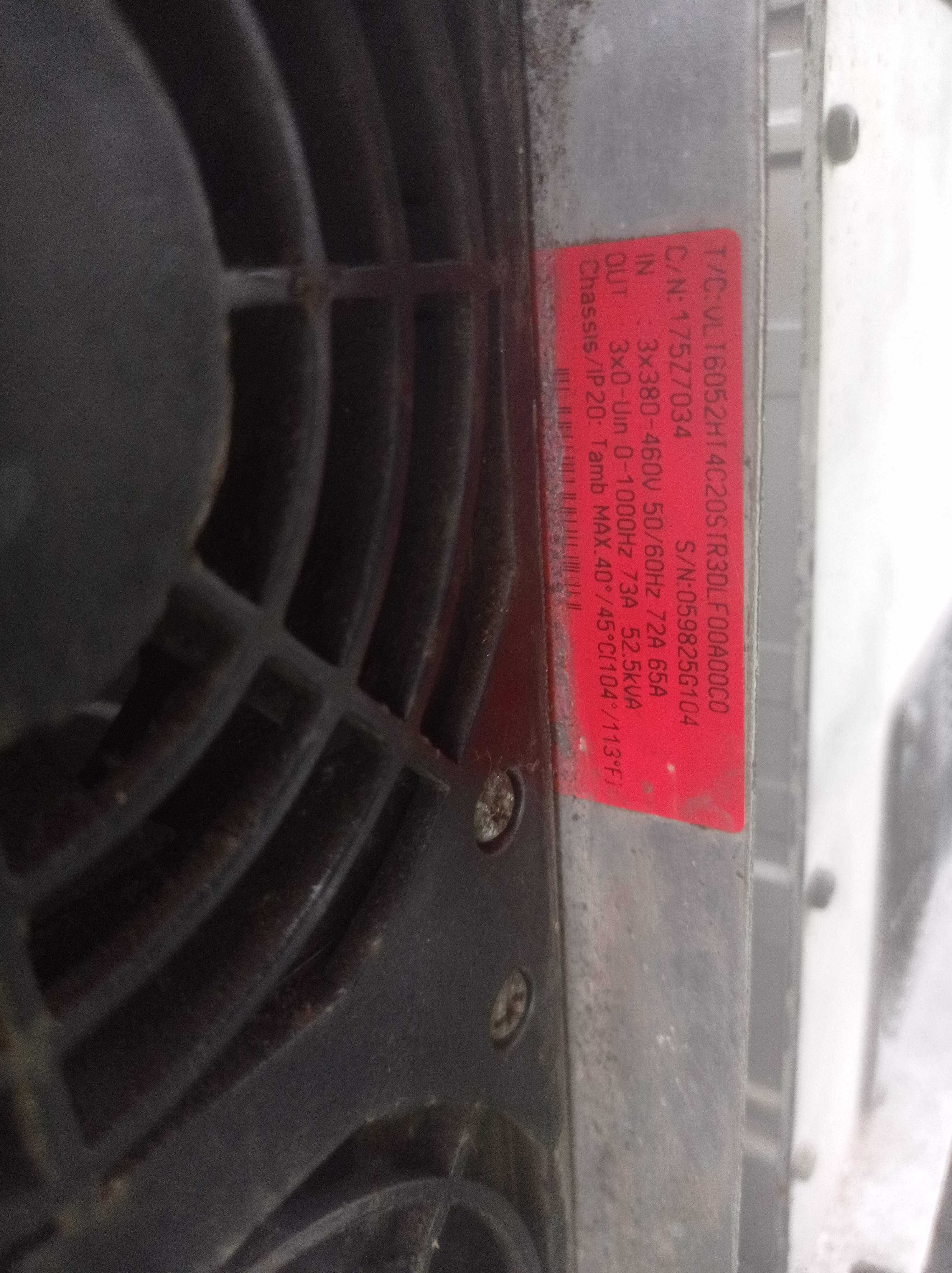 Falownik danfoss VLT 6000, 52.5 kVA 0-1000Hz