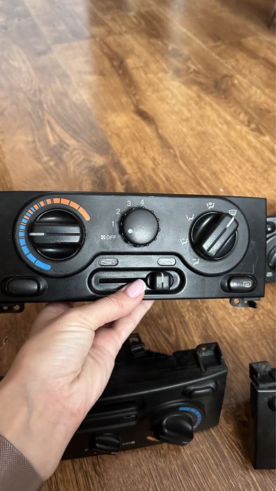 Блок управления печки на Daewoo Lanos