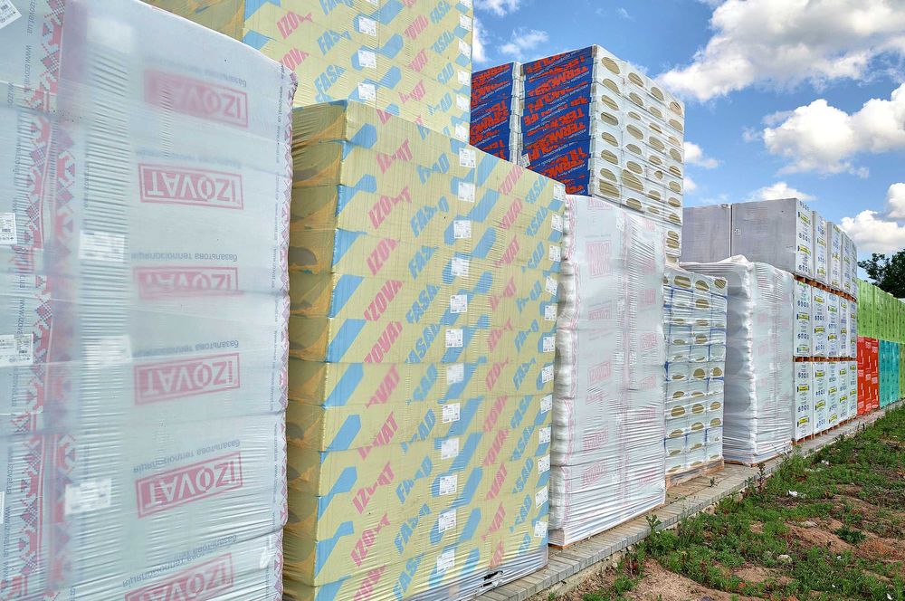 Фасадна вата Izovat Fasad, базальтова вата Ізоват, каменная вата