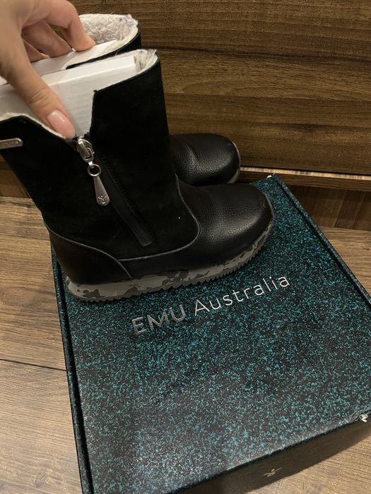 Дитячі шкіряні зимові черевики Emu Australia