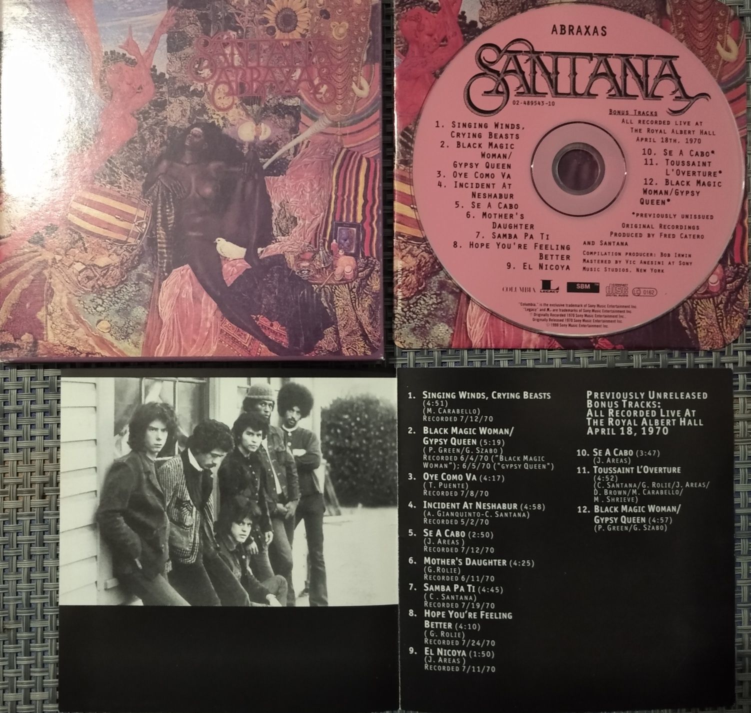 Cd диск Santana – Abraxas (1970)