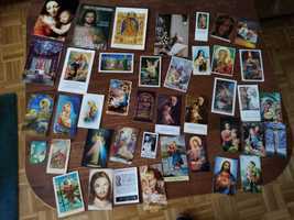 Obrazki świętych Jezus Maryja Antoni itp dużo ponad 40 szt