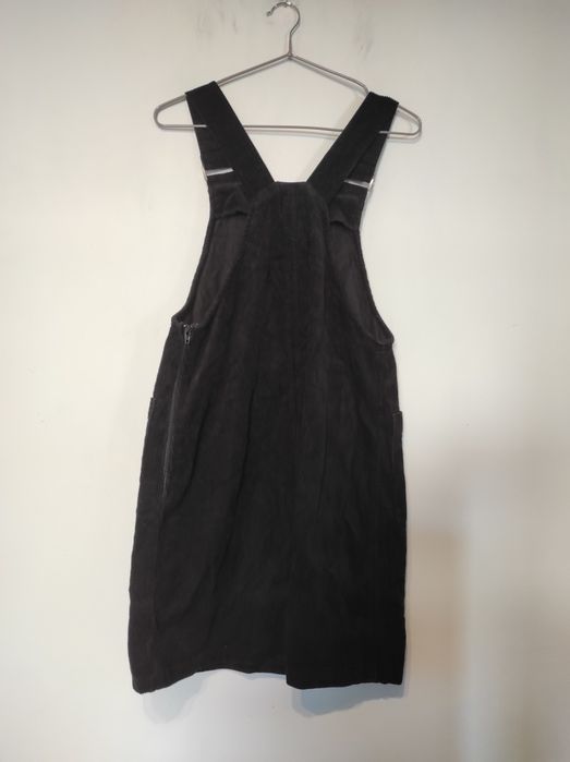 Sztruksowe ogrodniczki spódniczka