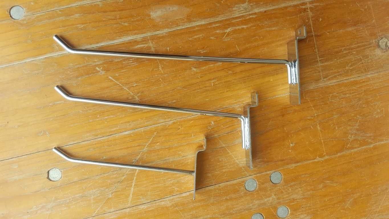 Ganchos cromados novos para multipainel