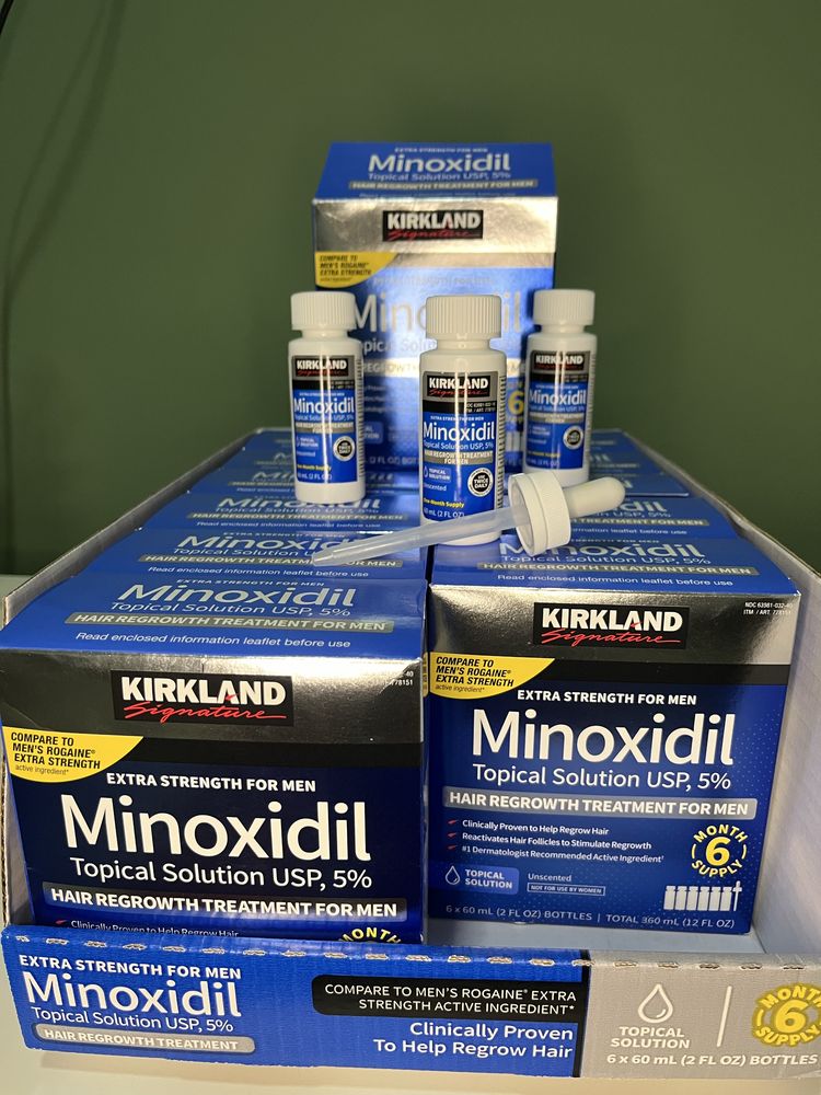 Minoxidi kirkland! Crescimento barba e cabelo