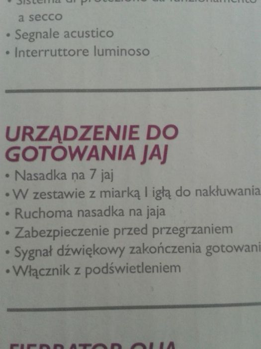 Urządzenie do gotowania jaj .