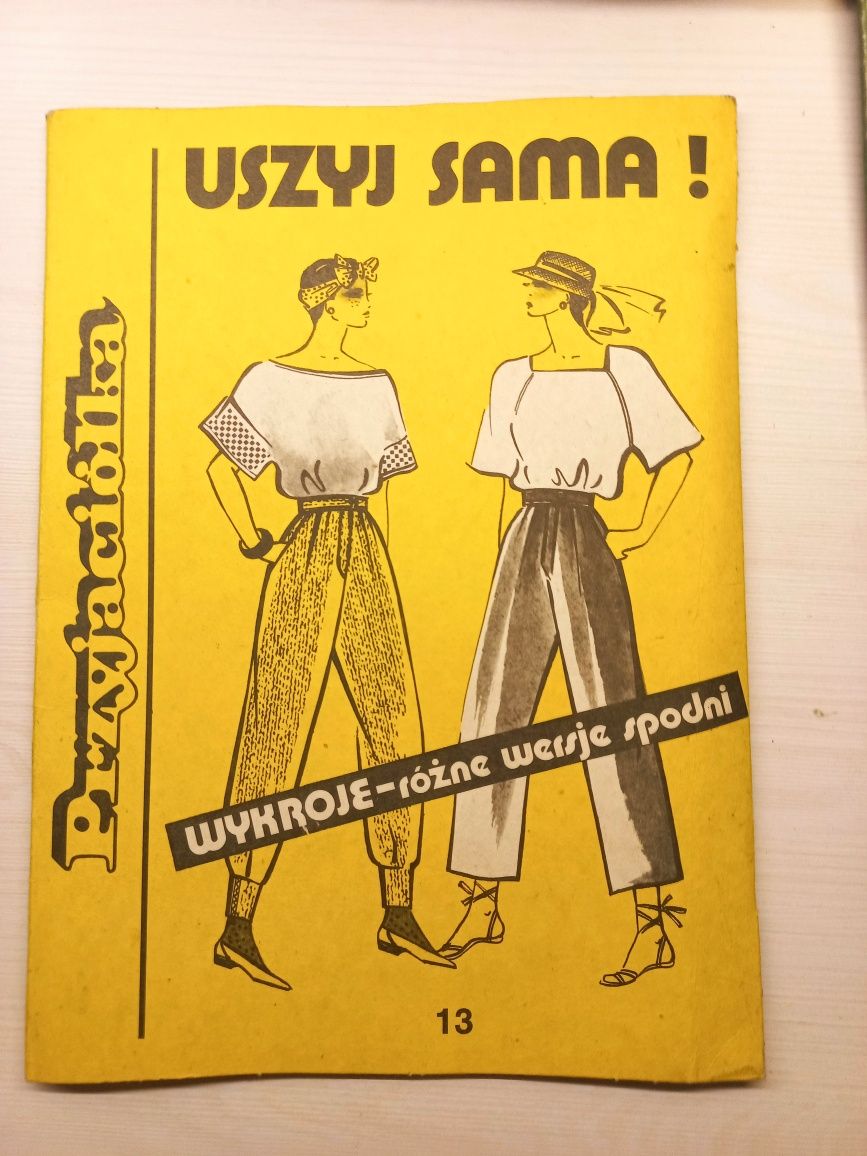 komplet 2x Przyjaciółka wykroje uszyj sama szycie maszynowe tygodnik