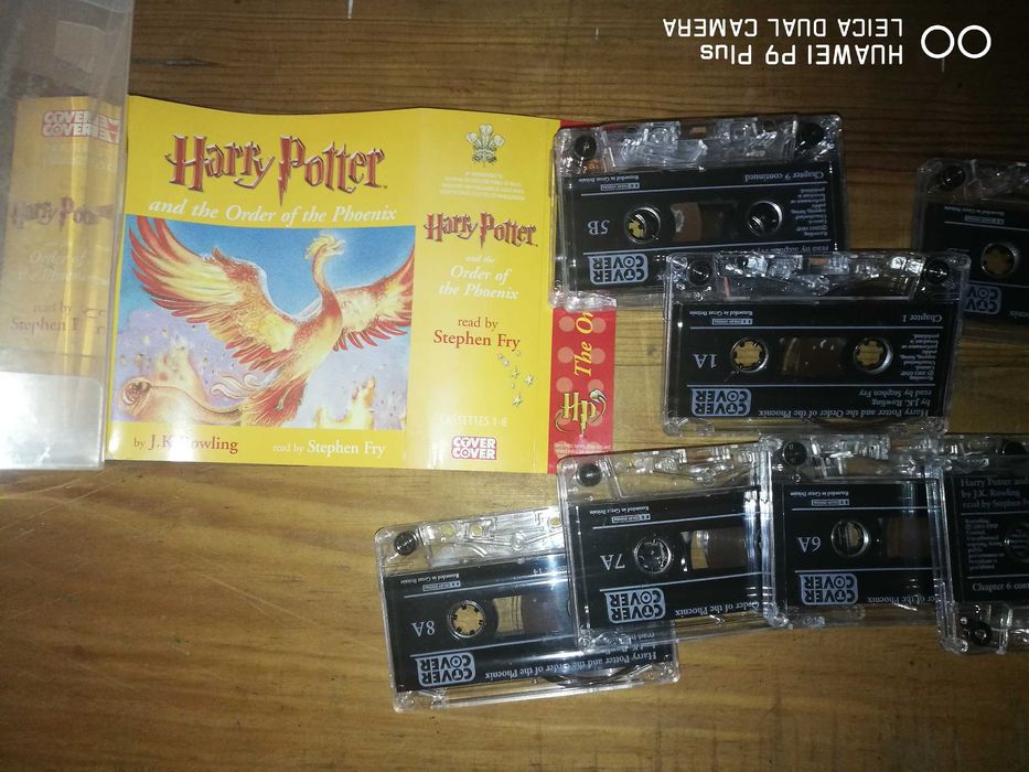 Harry Potter - áudio books em cassete áudio e em CD (colecionadores)