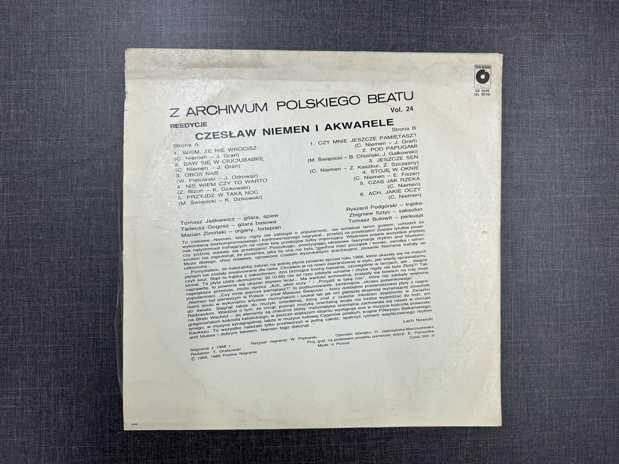 Z Archiwum Polskiego Beatu Vol. 7 Czerwone Gitary (2) Winyl