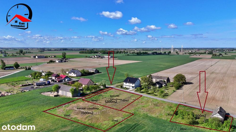 Działka budowlana 1500m2 -59 tys.