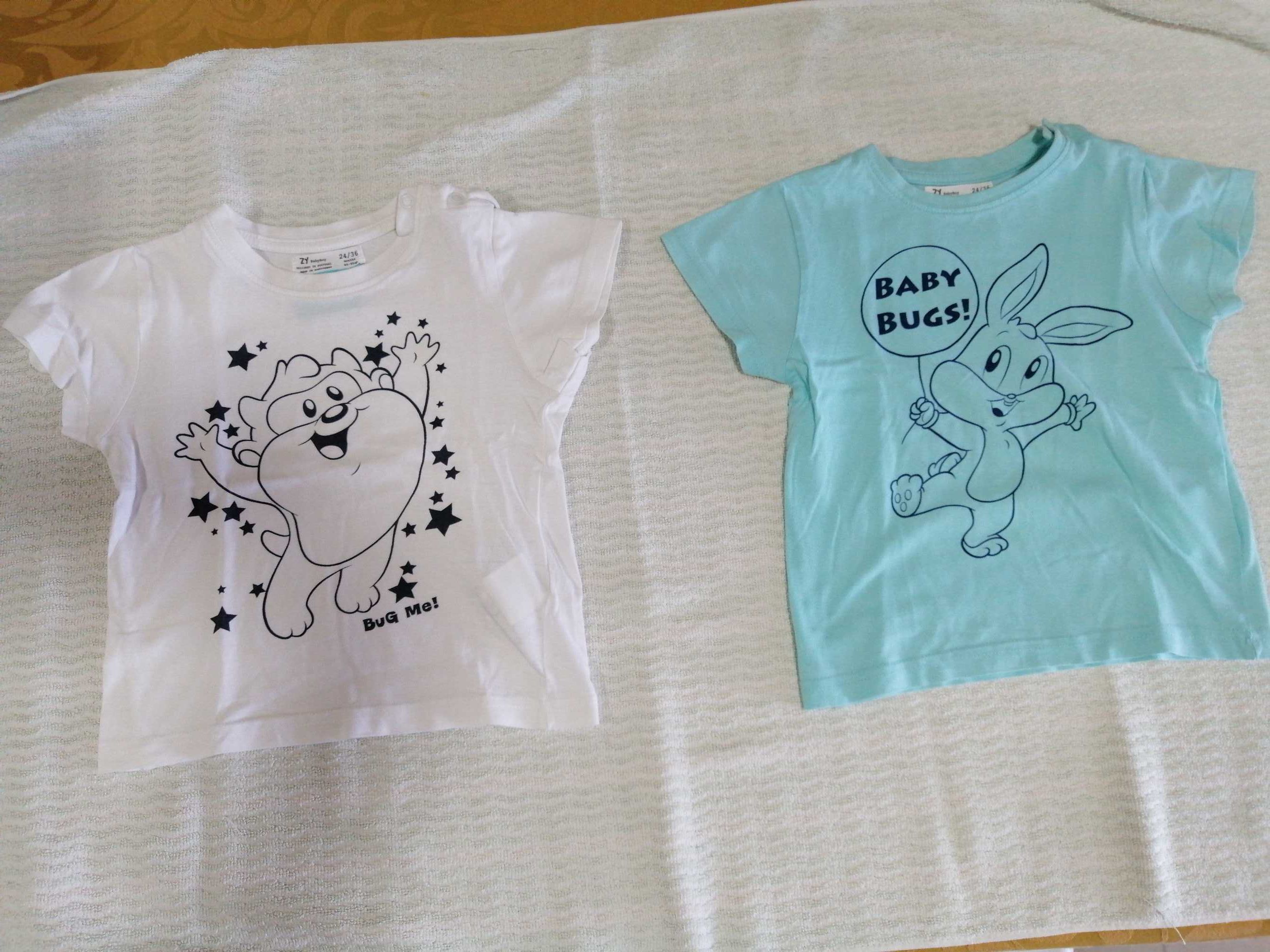 2 t-shirts, zippy, 24-36 meses