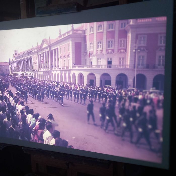 Conjunto de vários slides década 50/60