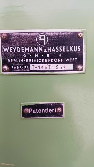 Szlifierka narzędziowa ostrzałka WEYDEMANN & HASSELKUS