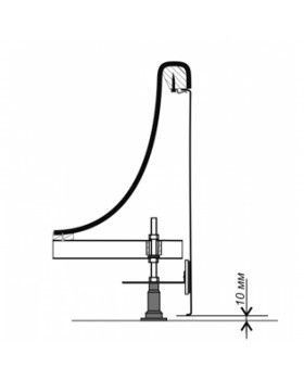 Ванна акриловая Asymetric 1700×1100 правая