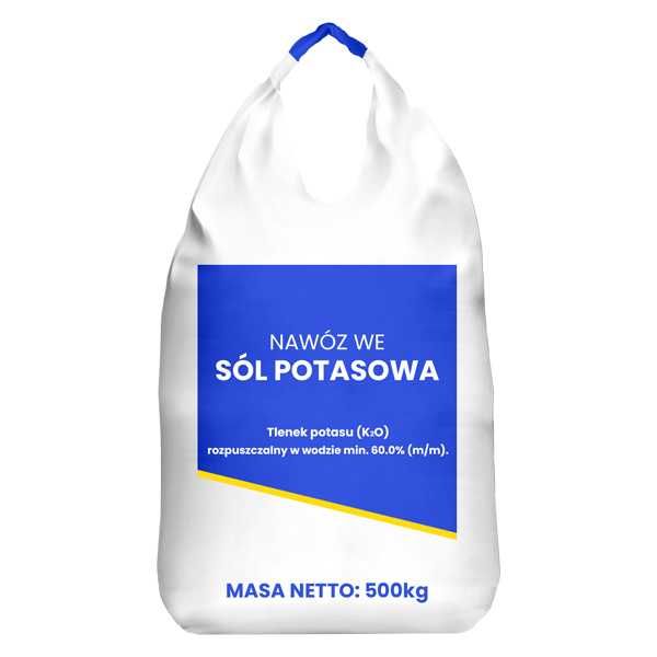 Sól potasowa 60 % worek 500 kg BB
