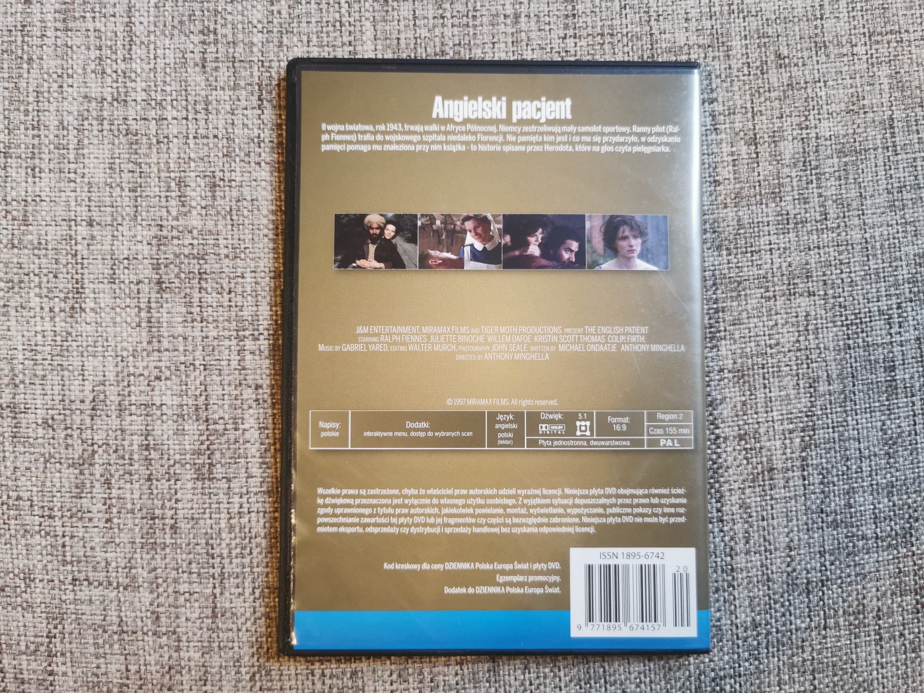 Film DVD - Angielski Pacjent