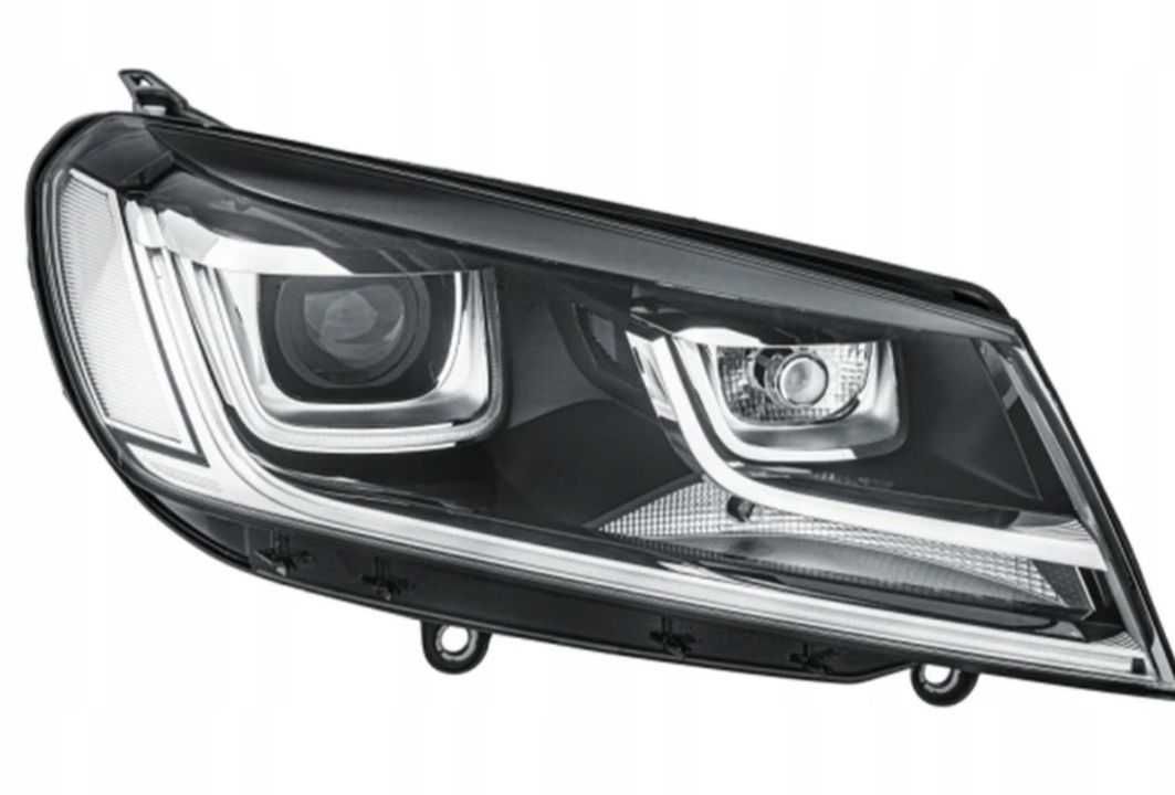 Światłowód lewy prawy lampy VW Touareg 7P LIFT LED dzienne DRL