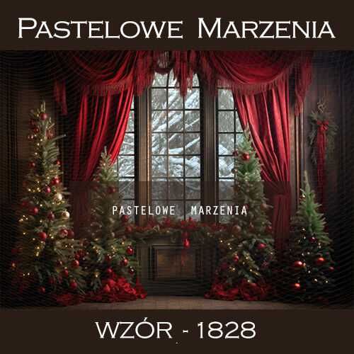 Tło fotograficzne świąteczne Pastelowe Marzenia 200x200