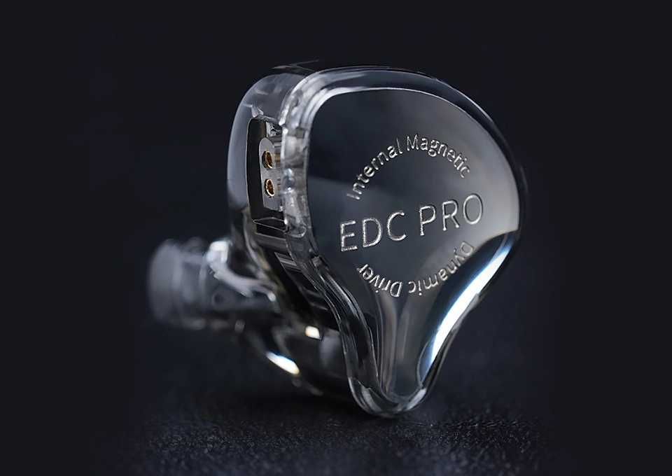 KZ EDC Pro (1DD, Hi-Res) – Динамічні навушники з чистим звуком