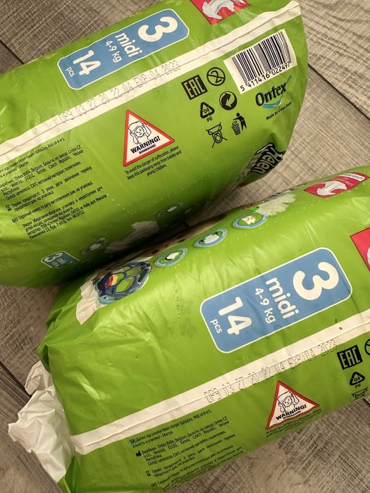 Підгузки Helen Harper 3 14шт